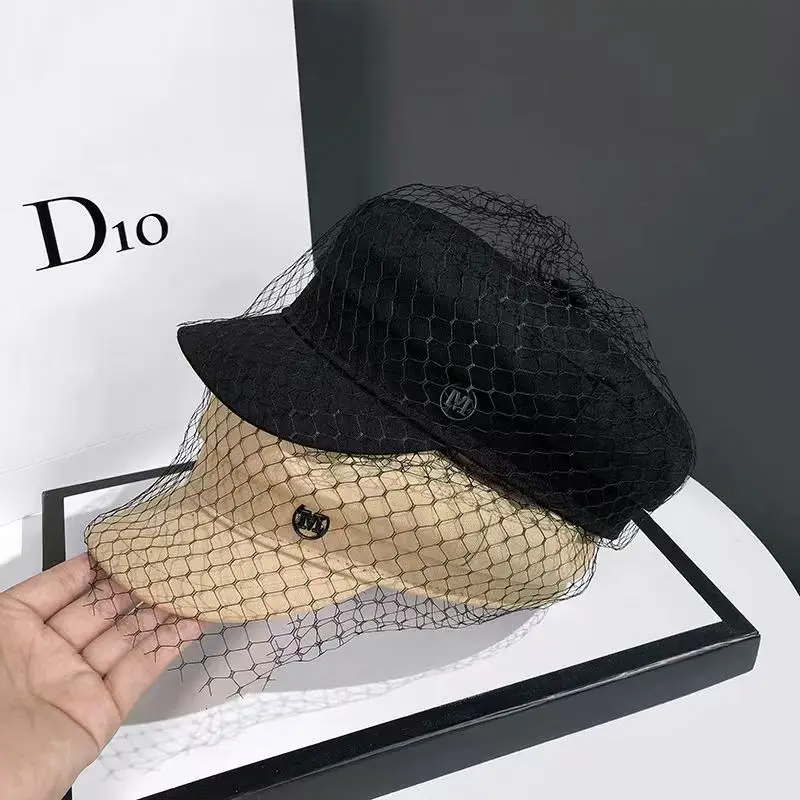 Hat with mesh