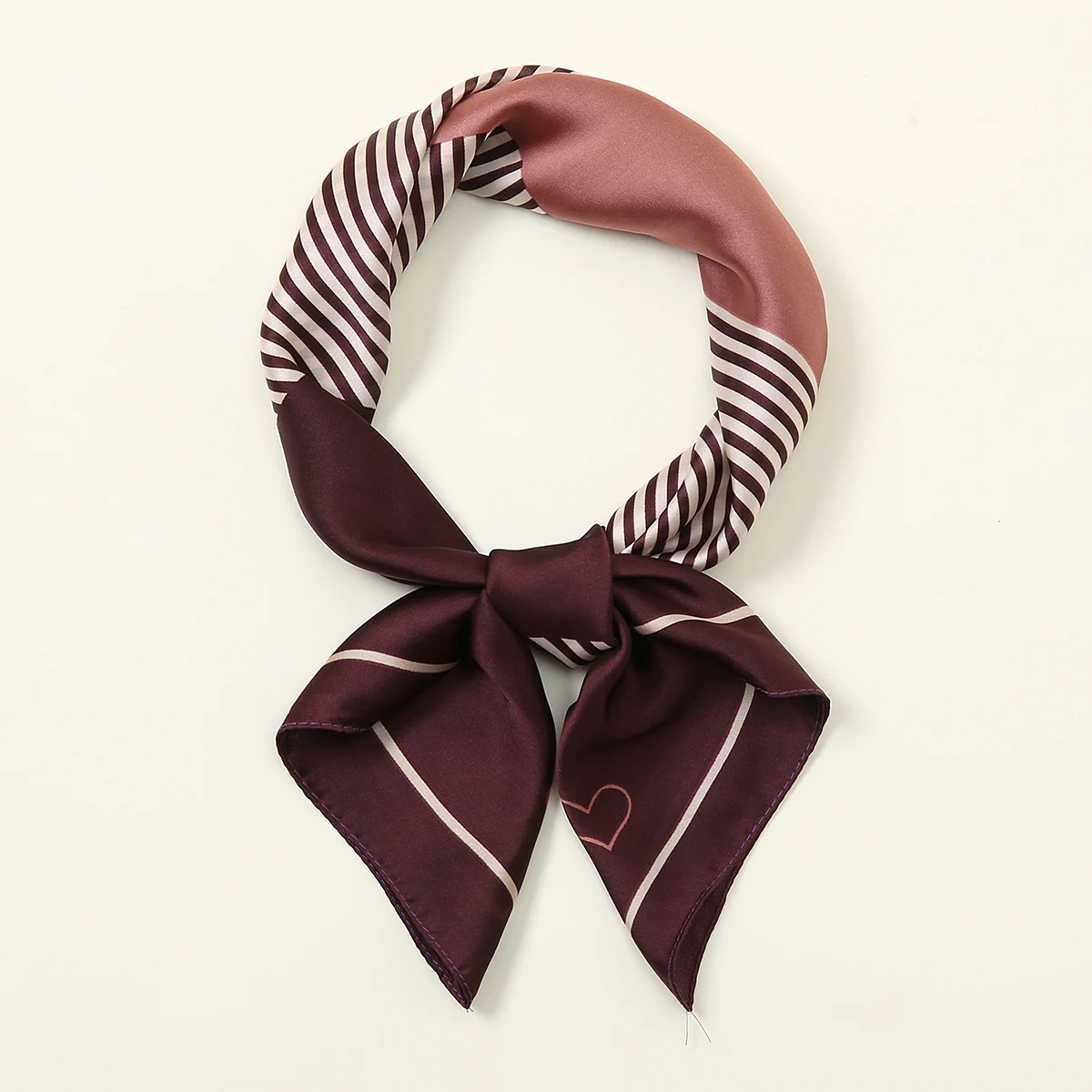 Brown cornered scarf