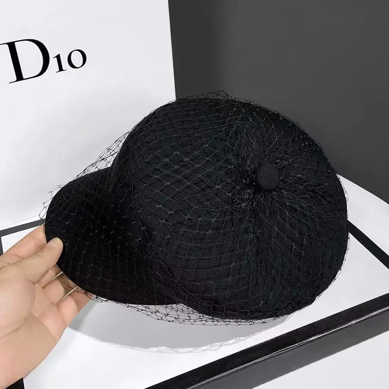 Hat with mesh