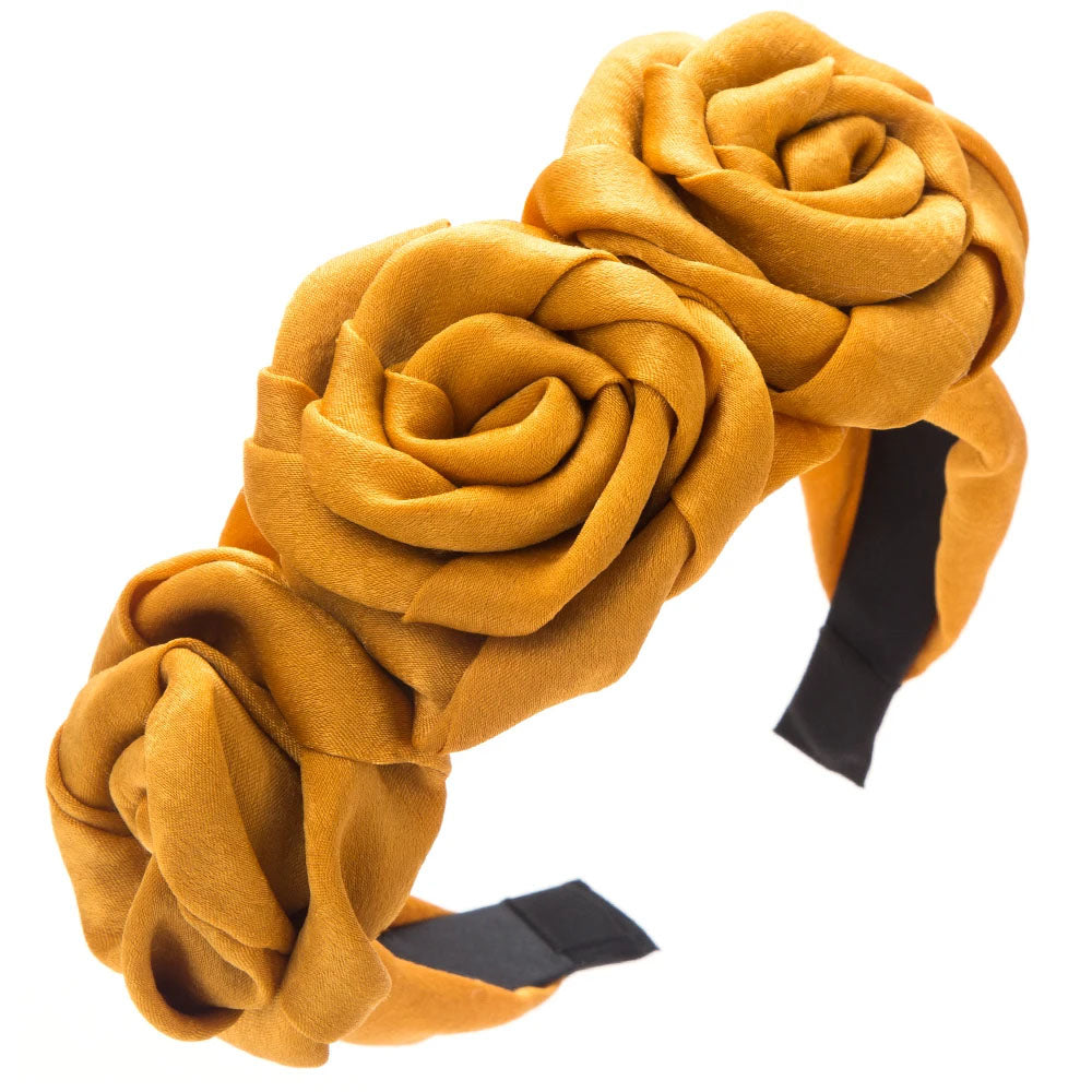 Headband with roses