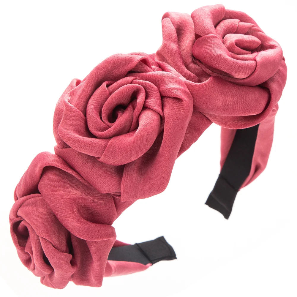 Headband with roses