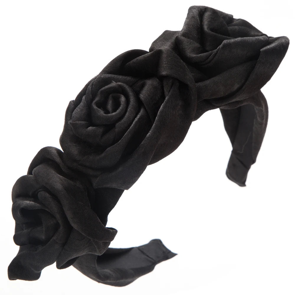 Headband with roses